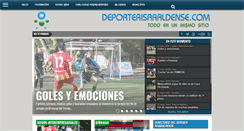 Desktop Screenshot of deporterisaraldense.com